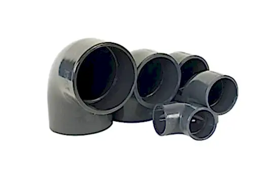 Pina U-PVC Dirsekler - 90° Açılı